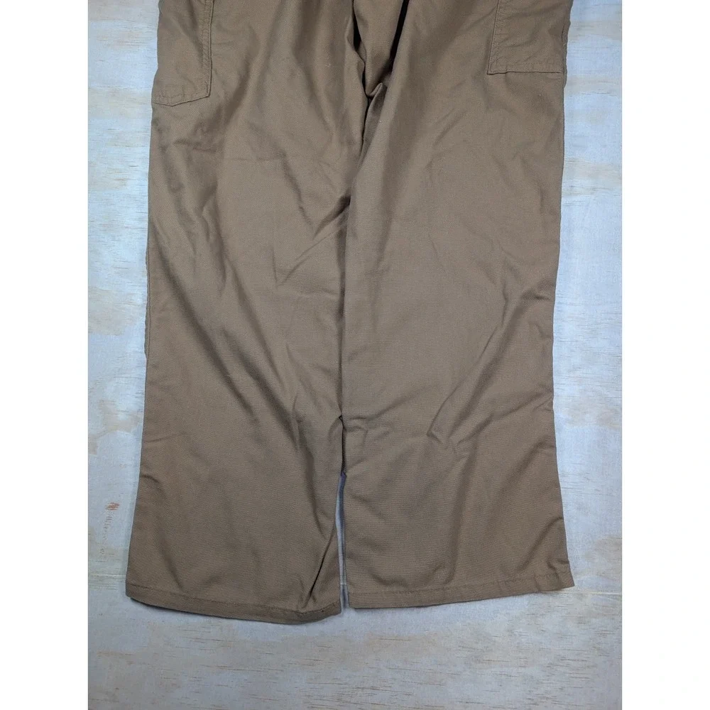 Carhartt 383-51 Pants Mens 40x32 Brown Dungaree Fit Workwear Carpenter